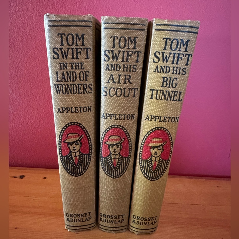 3 Vintage Tom Swift Books